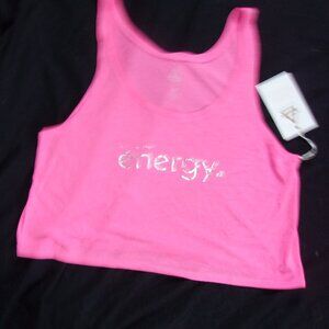 🌟 NEW Alchemy Size medium pink  tank top womens athletic work out shirt